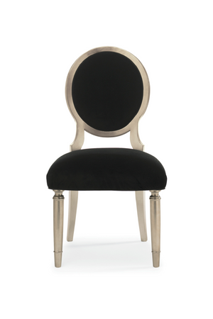   Black Velvet Dining Chairs (2) | Oroa.com