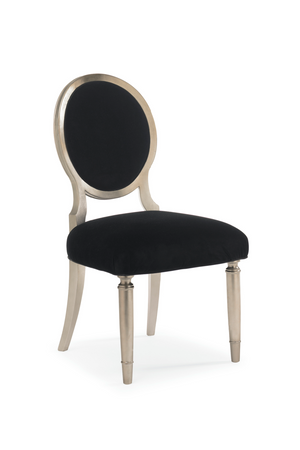   Black Velvet Dining Chairs (2) | Oroa.com