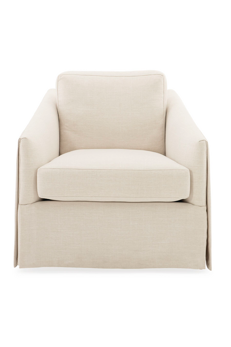 Skirted Swivel Chair | Caracole Casual Affair | Oroa.com