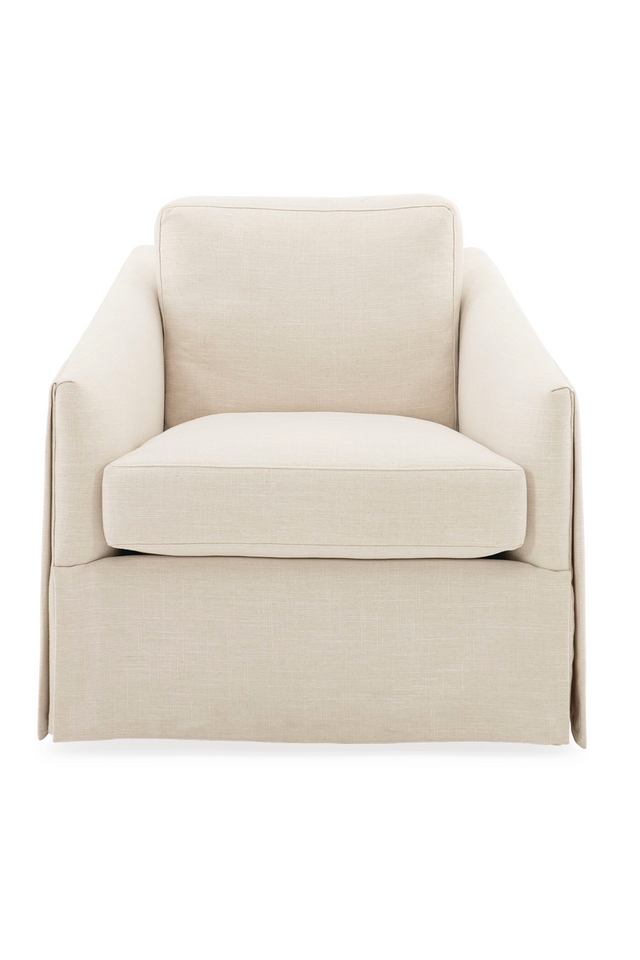 Skirted Swivel Chair | Caracole Casual Affair | Oroa.com