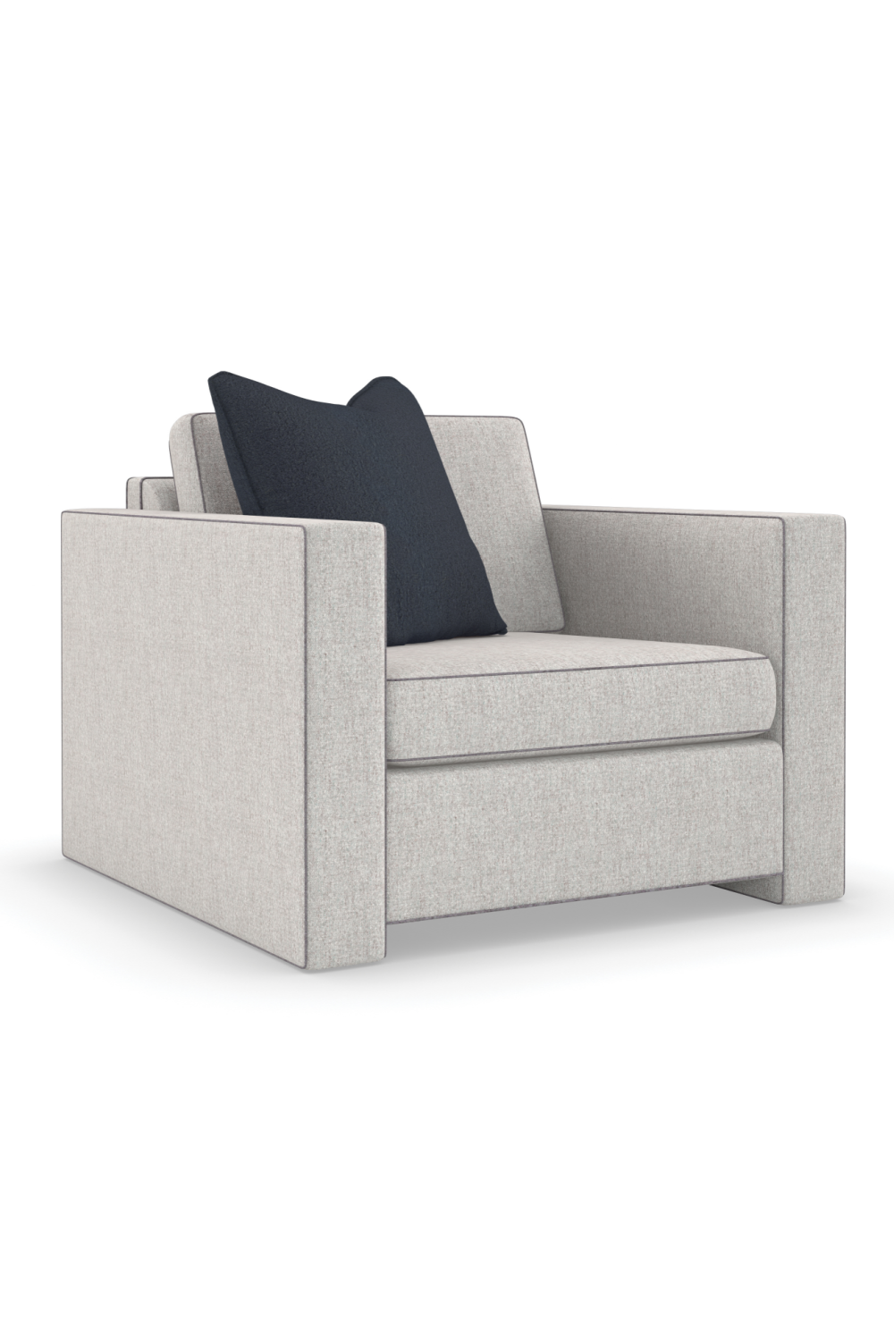 Angular Modern Lounge Chair | Caracole Welt Played | Oroa.com