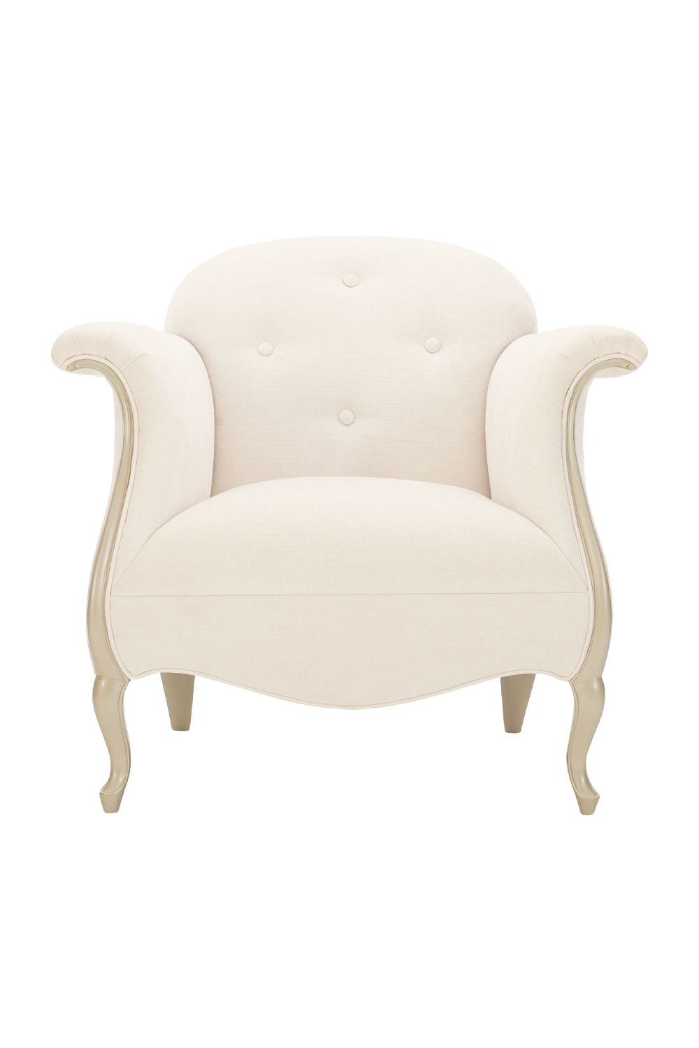 Scrolled Arms Accent Chair | Caracole Two To Tango | Oroa.com