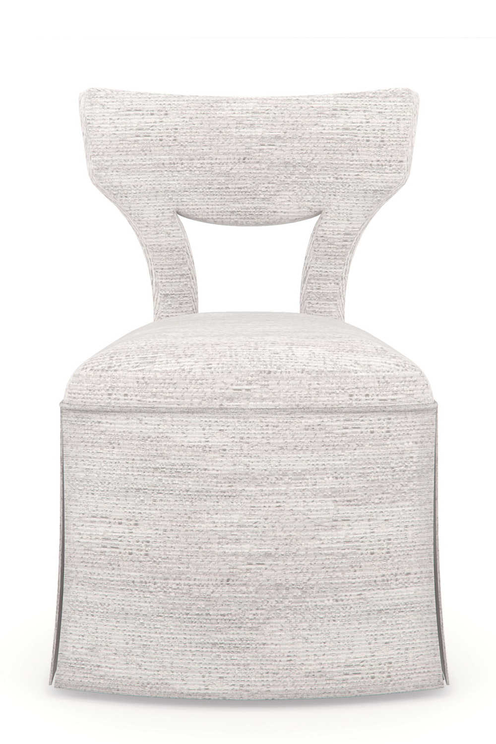 White Skirted Vanity Chair | Caracole You Move Me | Oroa.com