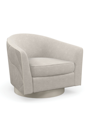 Gray Quilted Swivel Chair | Caracole Fanciful | Oroa.com