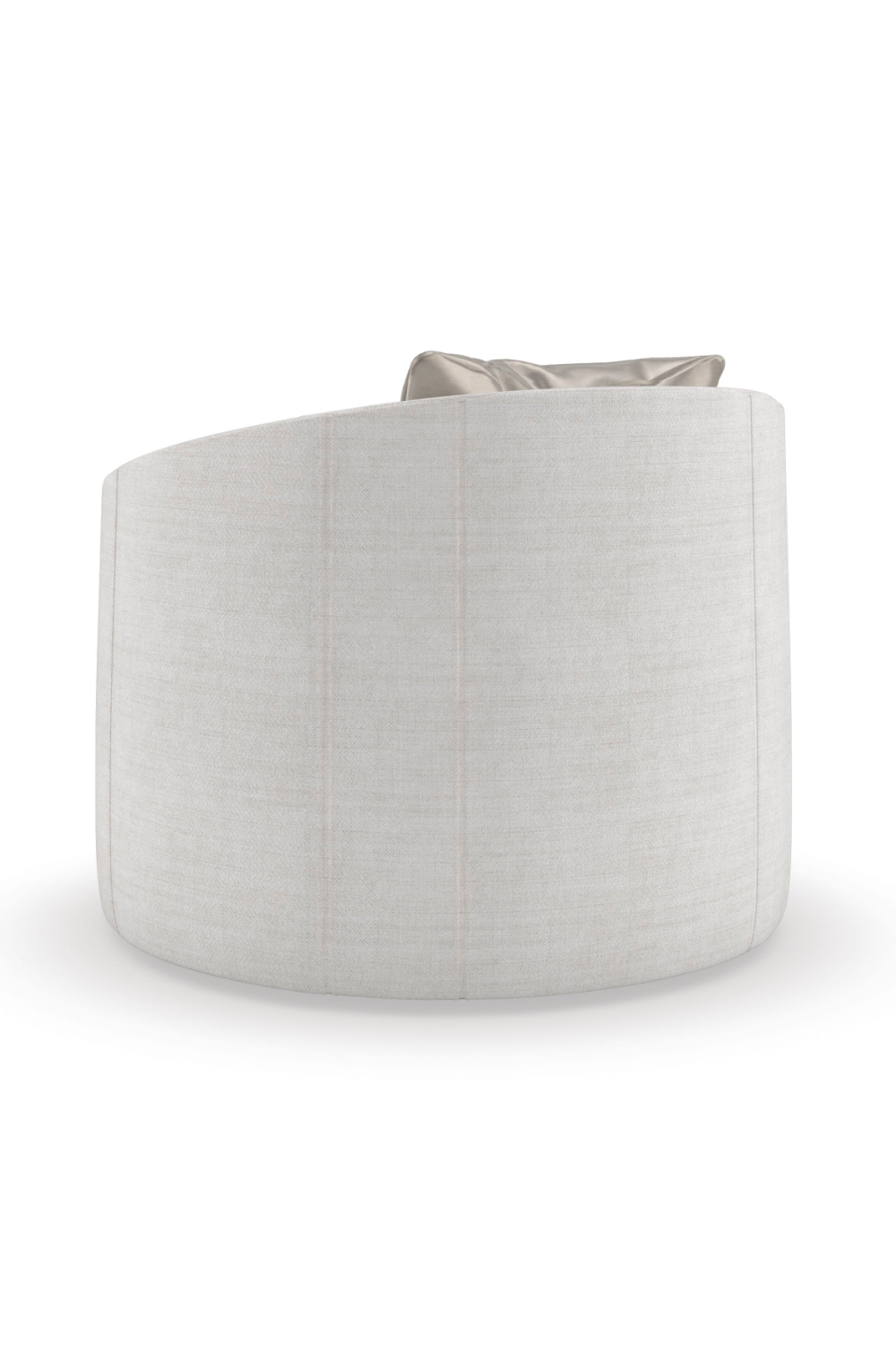 Gray Rounded Swivel Chair | Caracole You Complete Me | Oroa.com