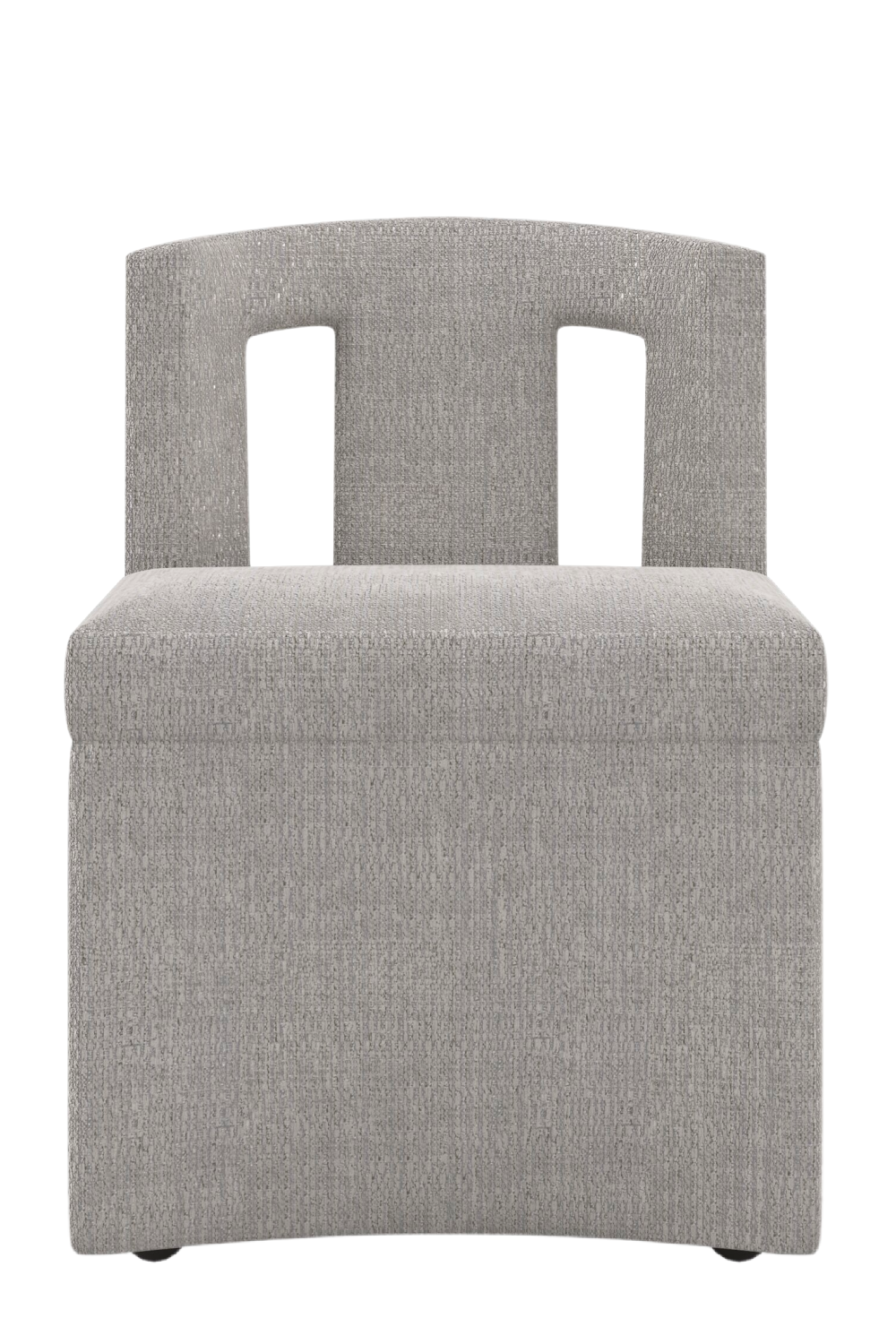 Gray Chenille Accent Chair | Caracole Tailored To AT | Oroa.com