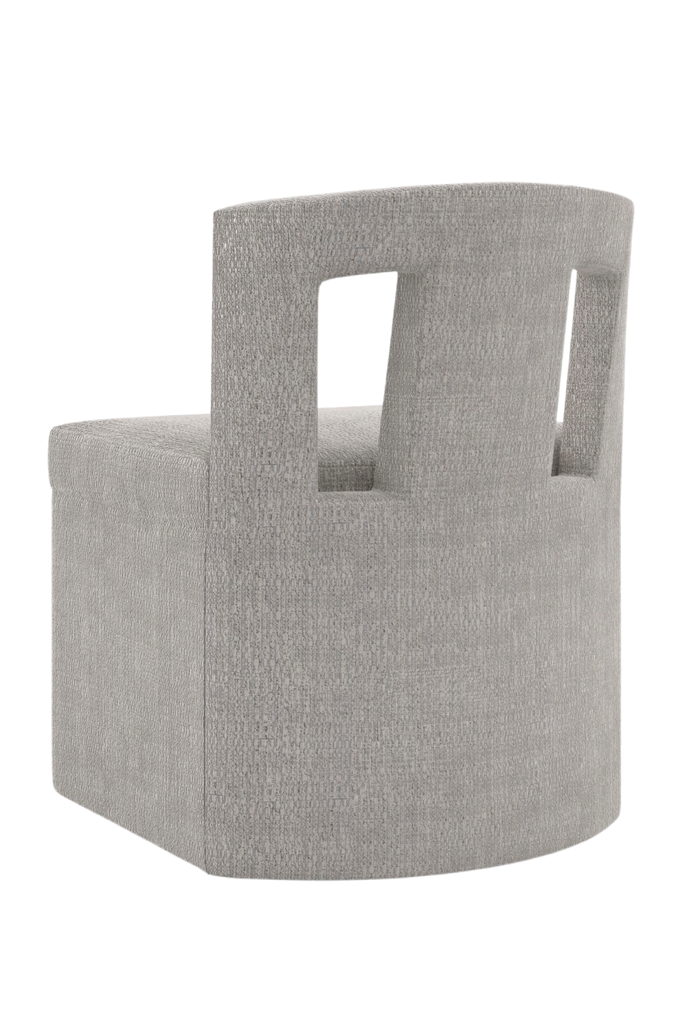 Gray Chenille Accent Chair | Caracole Tailored To AT | Oroa.com