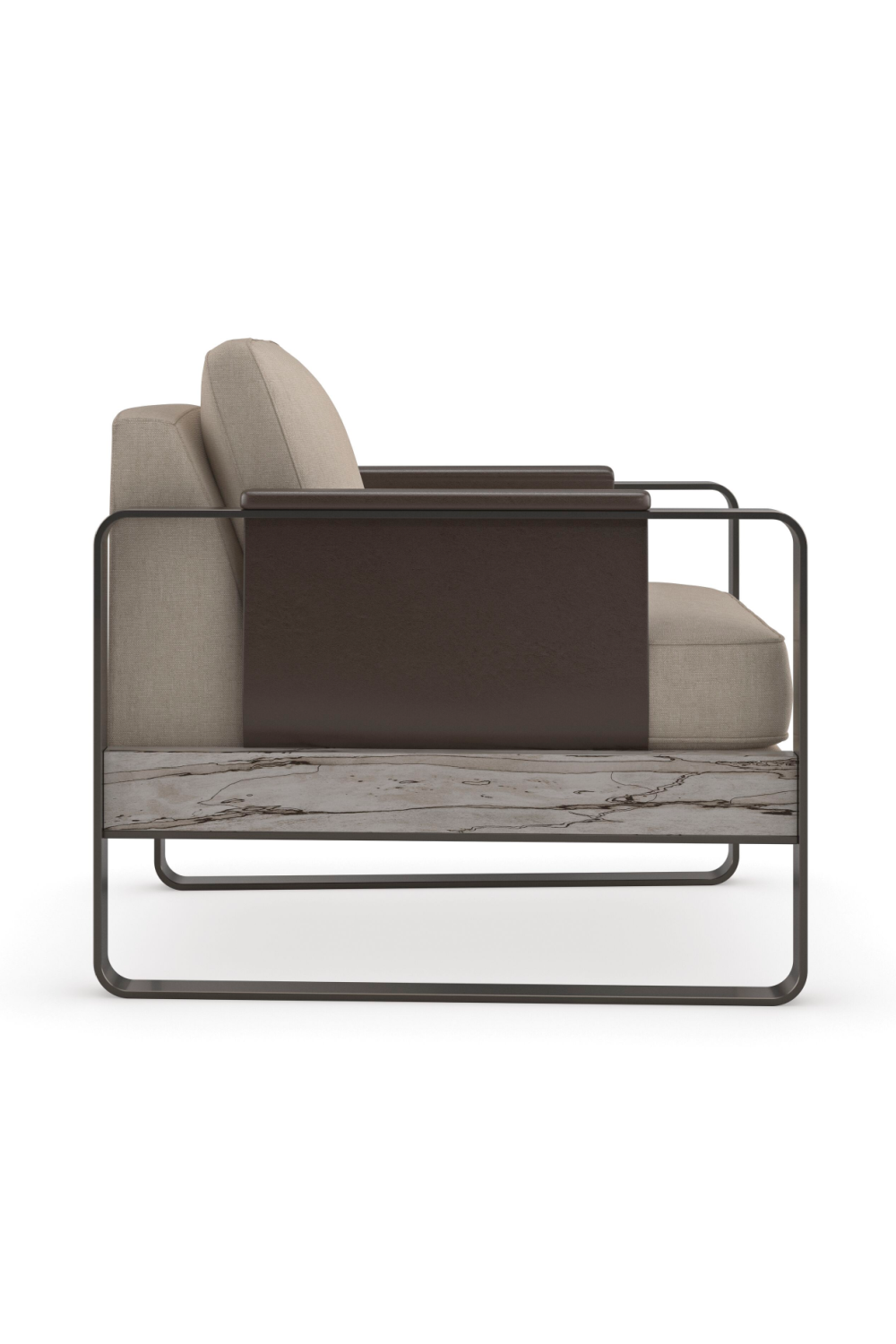 Industrial Style Lounge Chair | Caracole Arm In Arm | Oroa.com