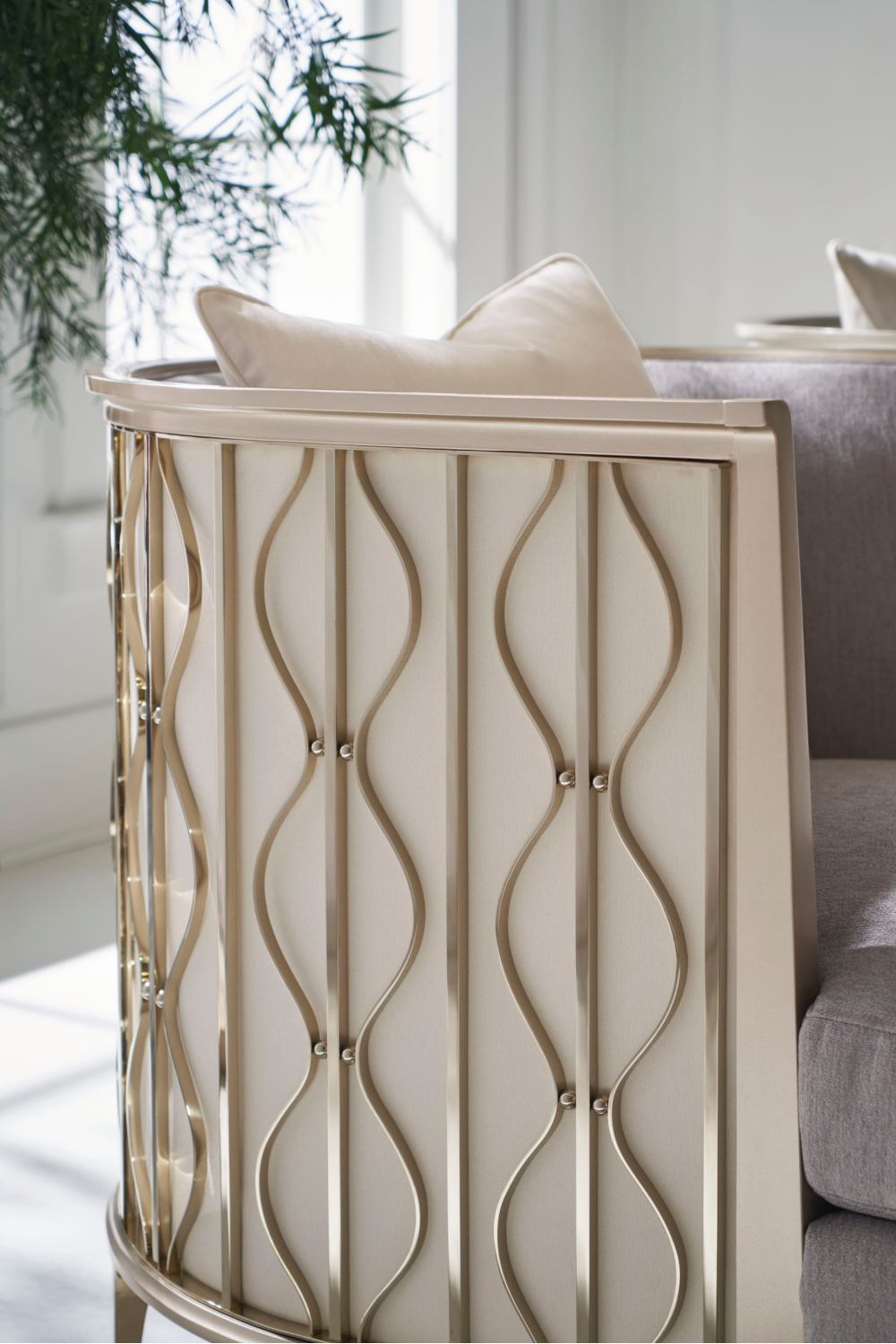   Gray Statement Lounge Chair | Oroa.com