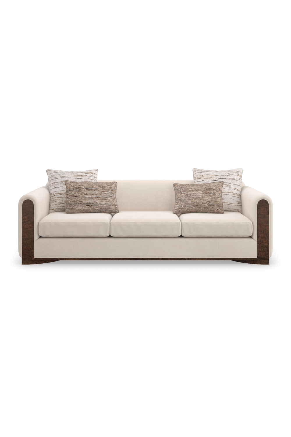 Cream Velvet Sofa | Caracole Dimitri | Oroa.com