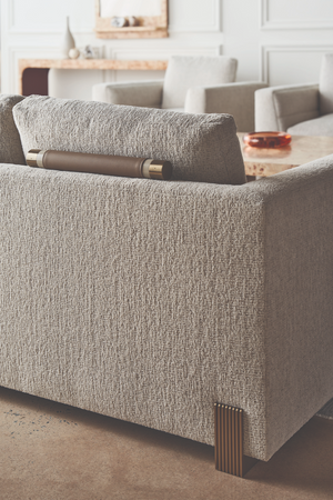   Neutral Toned Modern Sofa | Oroa.com