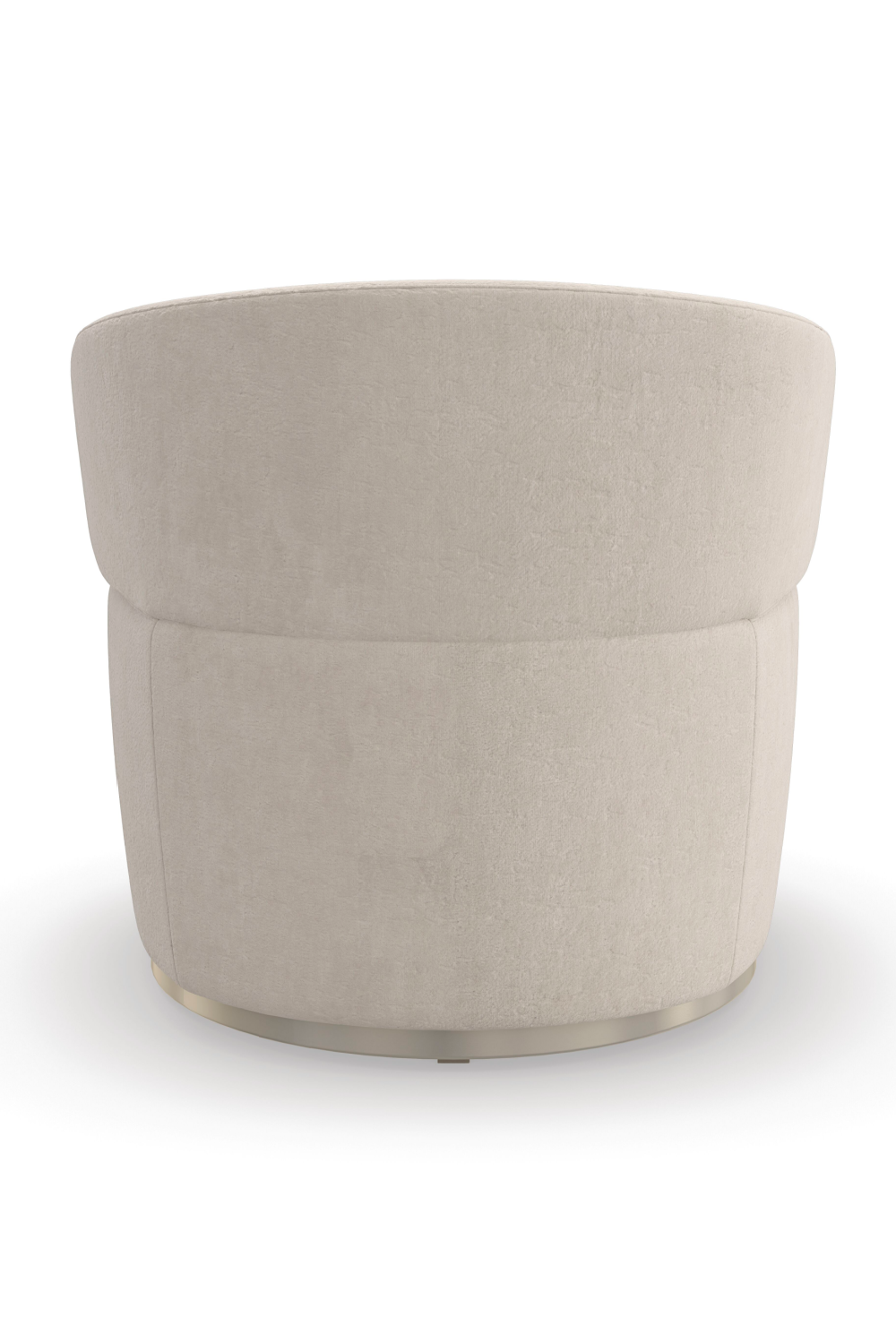 Cream Velvet Swivel Chair | Caracole Olympia | Oroa.com