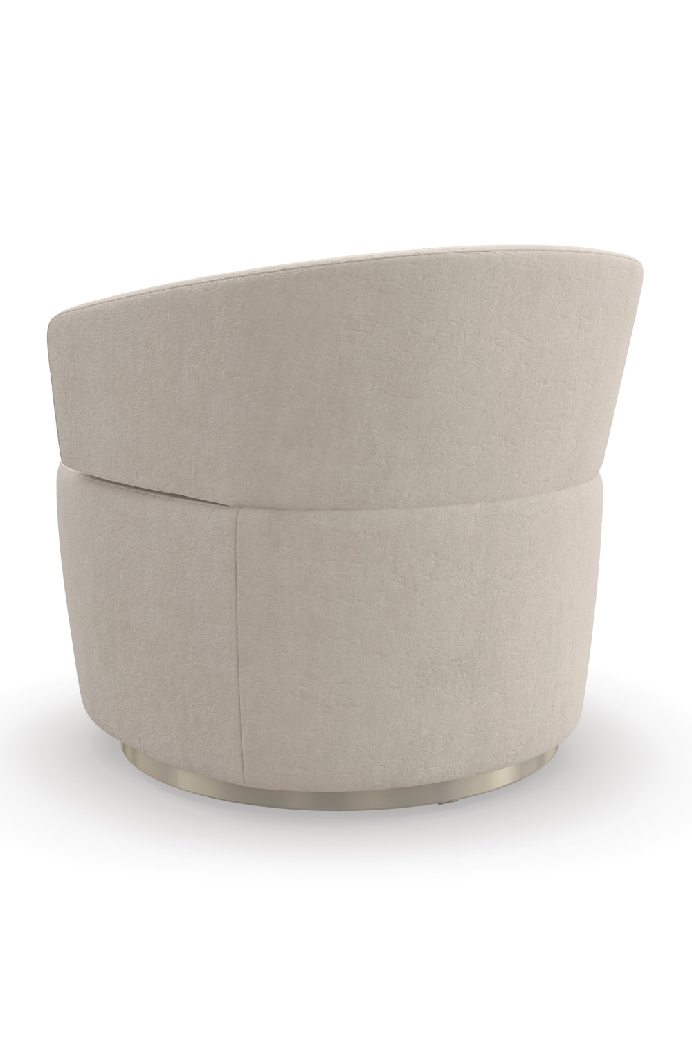 Cream Velvet Swivel Chair | Caracole Olympia | Oroa.com