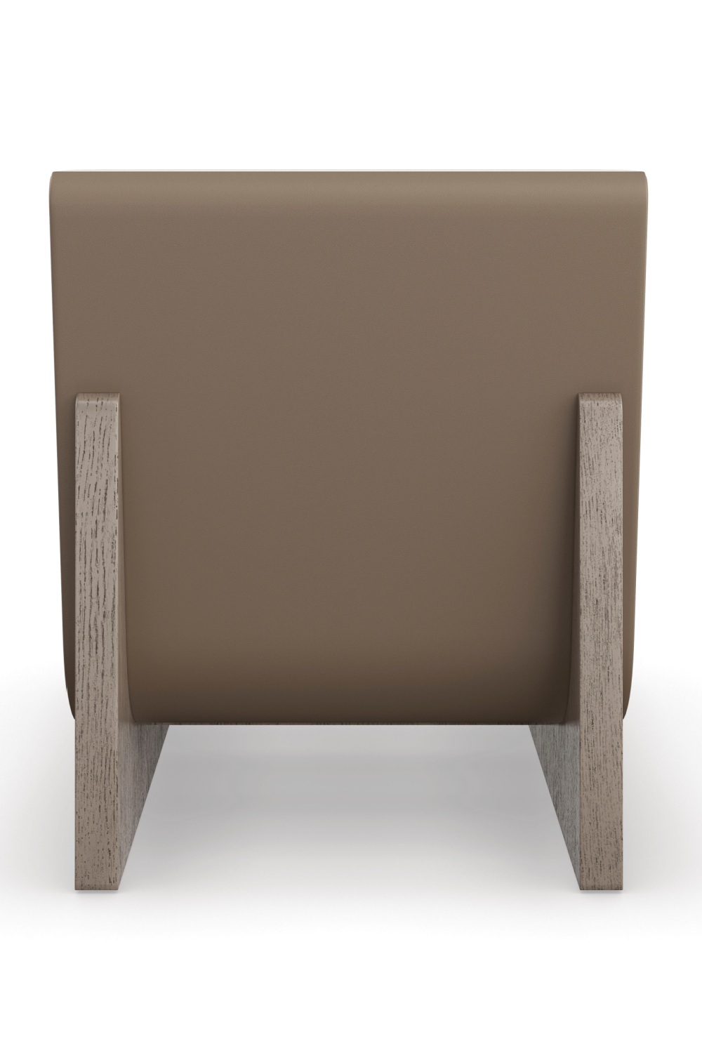 Taupe Velvet Accent Chair | Caracole You Sleigh Me | Oroa.com