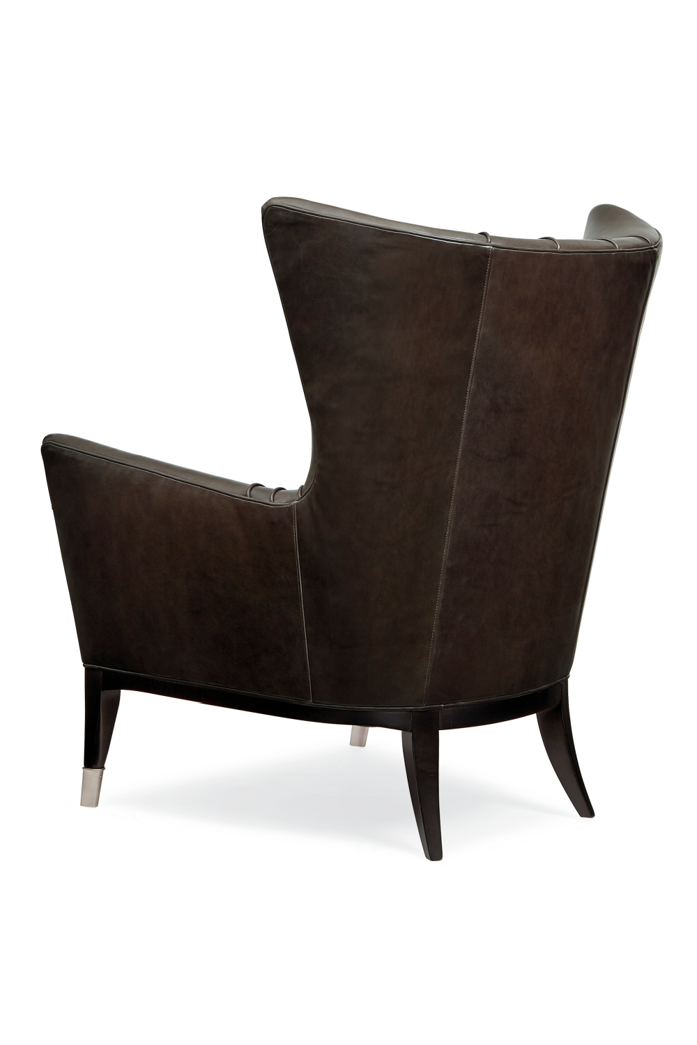 Brown Leather Wingback Chair | Caracole So Welt Done | Oroa.com