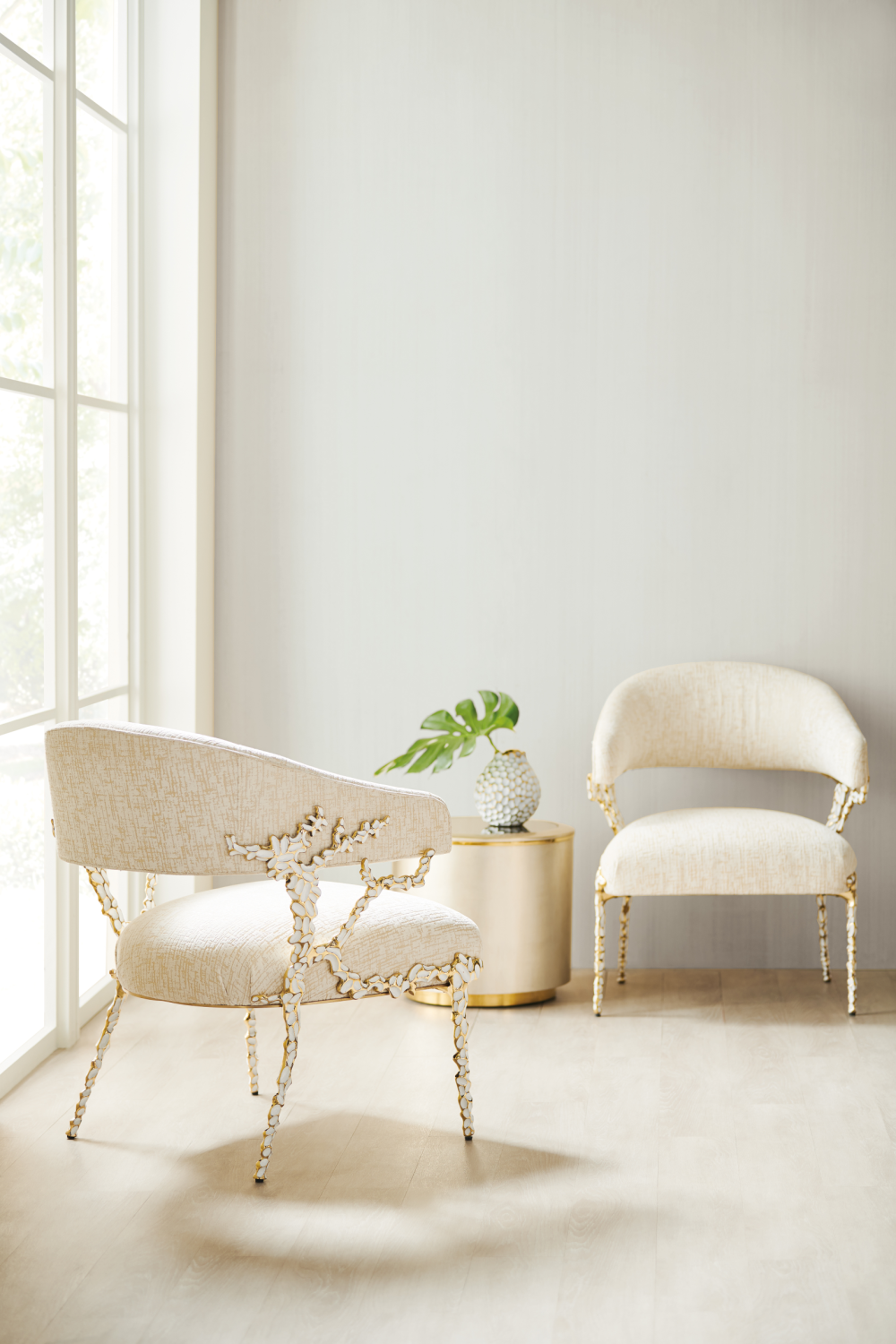 Embellished Modern Armchair | Caracole Glimmer of Home | Oroa.com