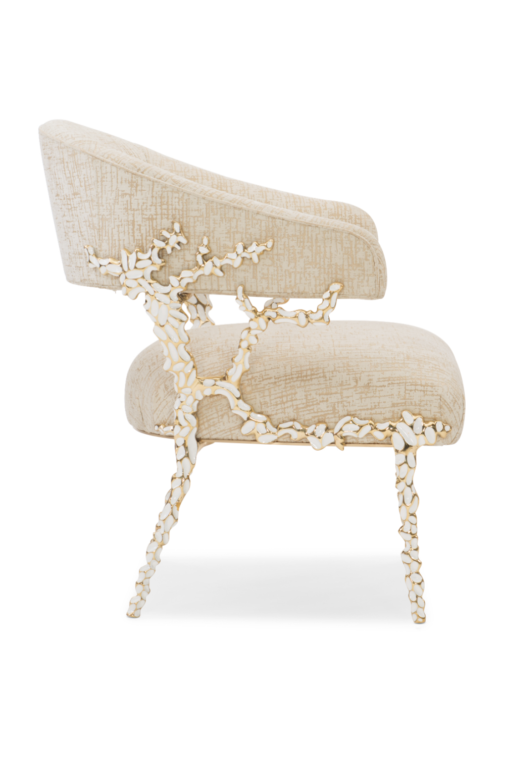 Embellished Modern Armchair | Caracole Glimmer of Home | Oroa.com