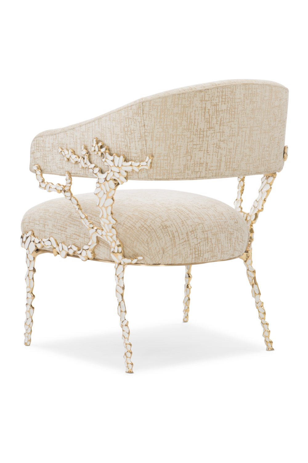 Embellished Modern Armchair | Caracole Glimmer of Home | Oroa.com