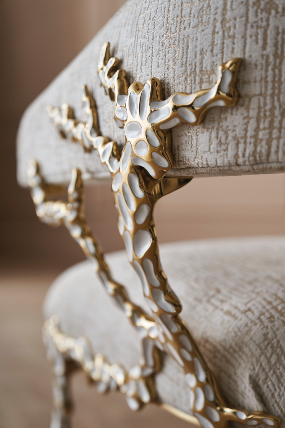 Embellished Modern Armchair | Caracole Glimmer of Home | Oroa.com