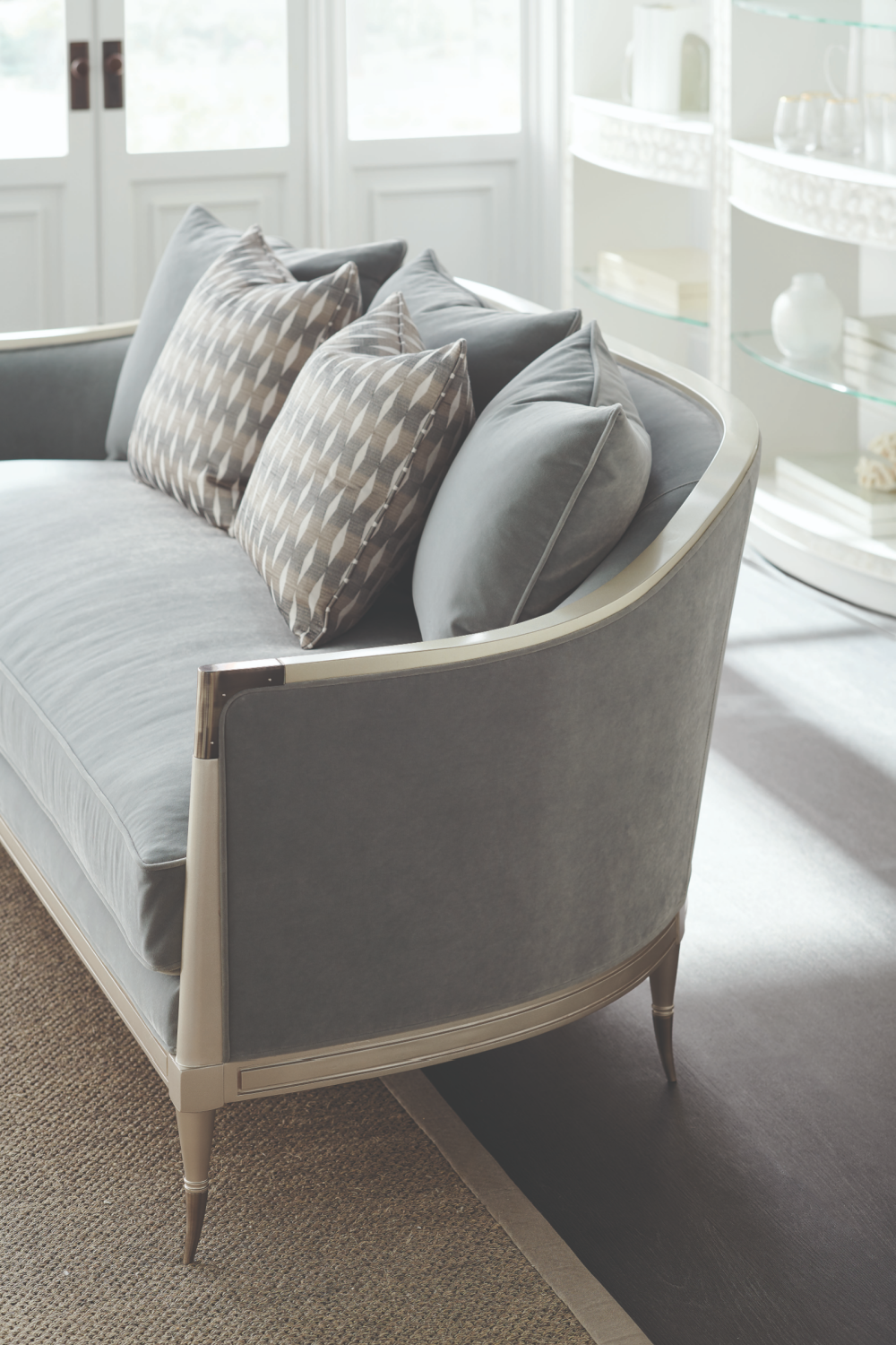 Gray Sofa With Cushions | Caracole Splash of Flash | Oroa.com