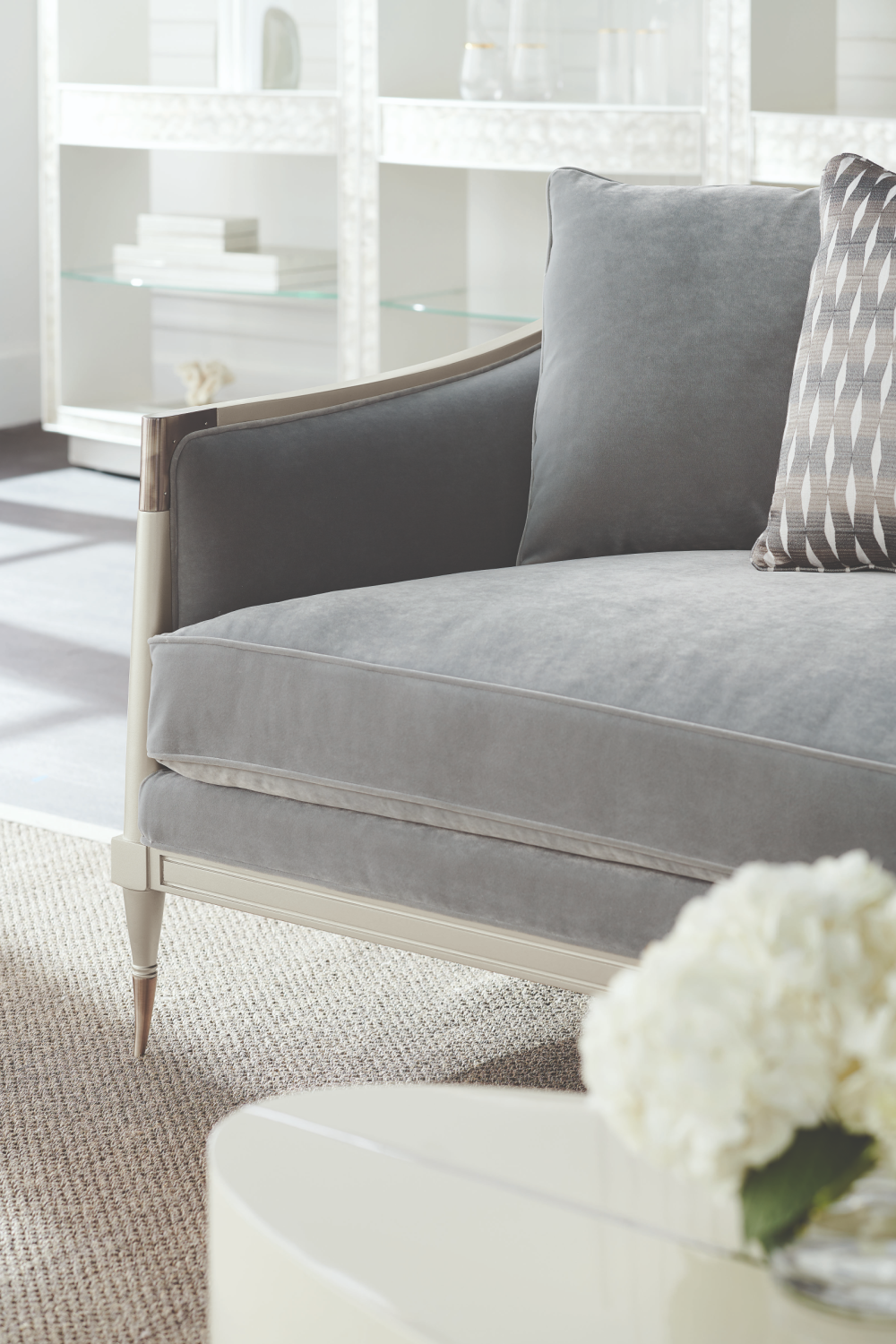 Gray Sofa With Cushions | Caracole Splash of Flash | Oroa.com