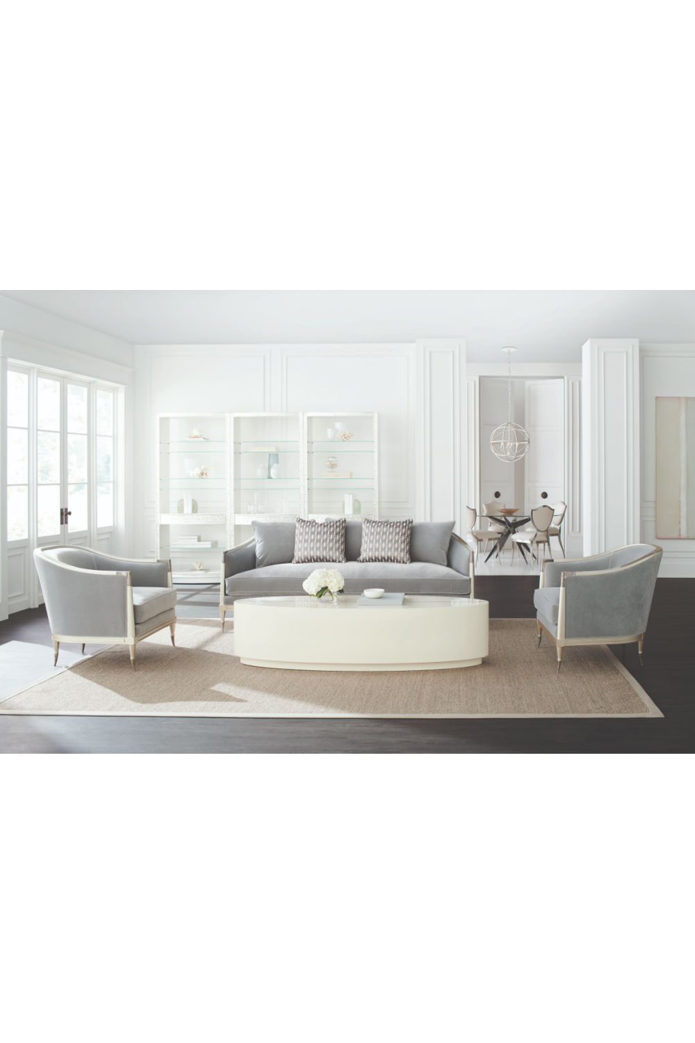 Gray Sofa With Cushions | Caracole Splash of Flash | Oroa.com