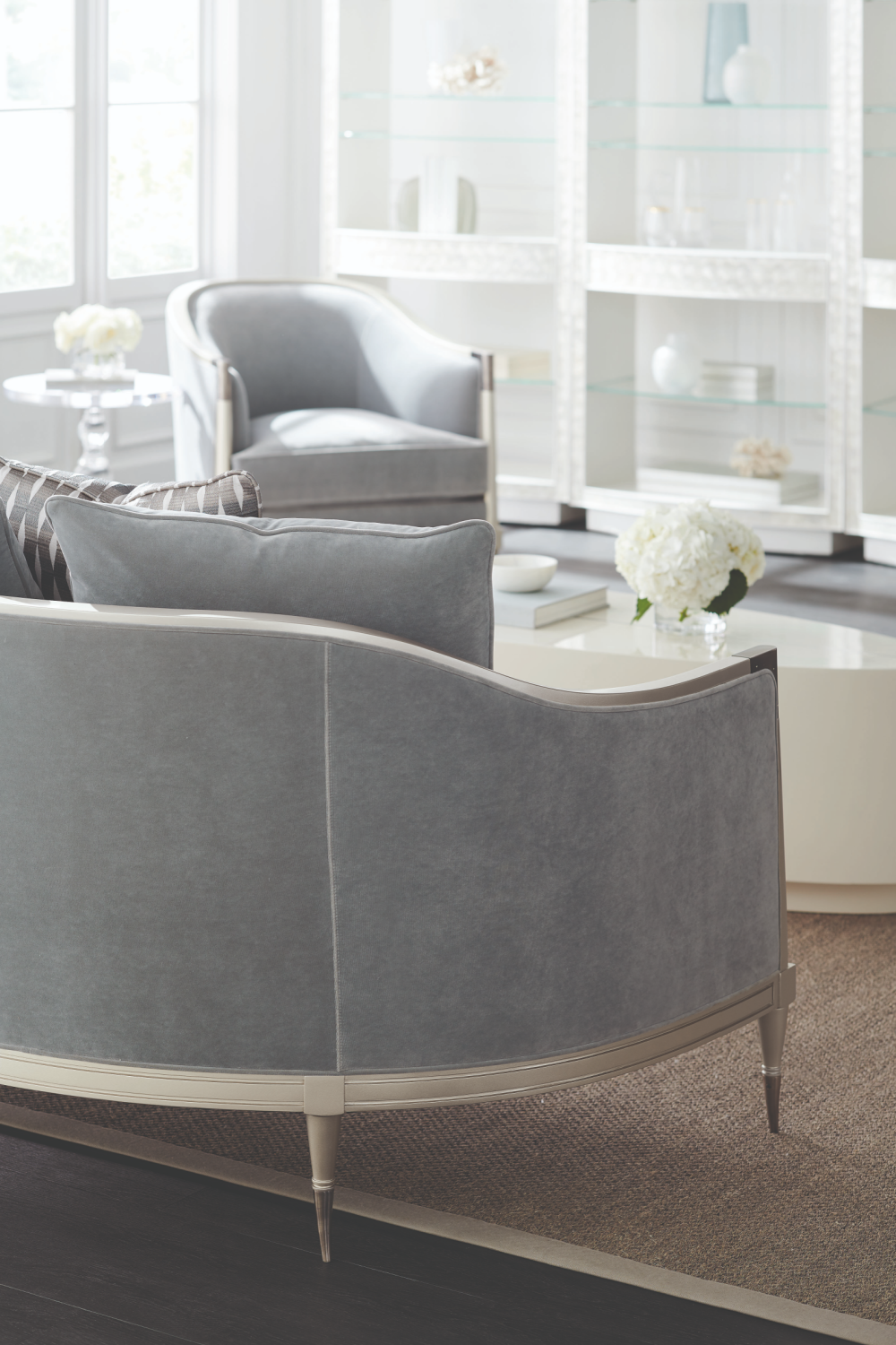 Gray Sofa With Cushions | Caracole Splash of Flash | Oroa.com