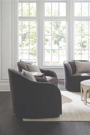 Black Organic-Shaped Sofa | Caracole Eclipse | Oroa.com