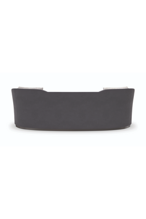 Black Organic-Shaped Sofa | Caracole Eclipse | Oroa.com