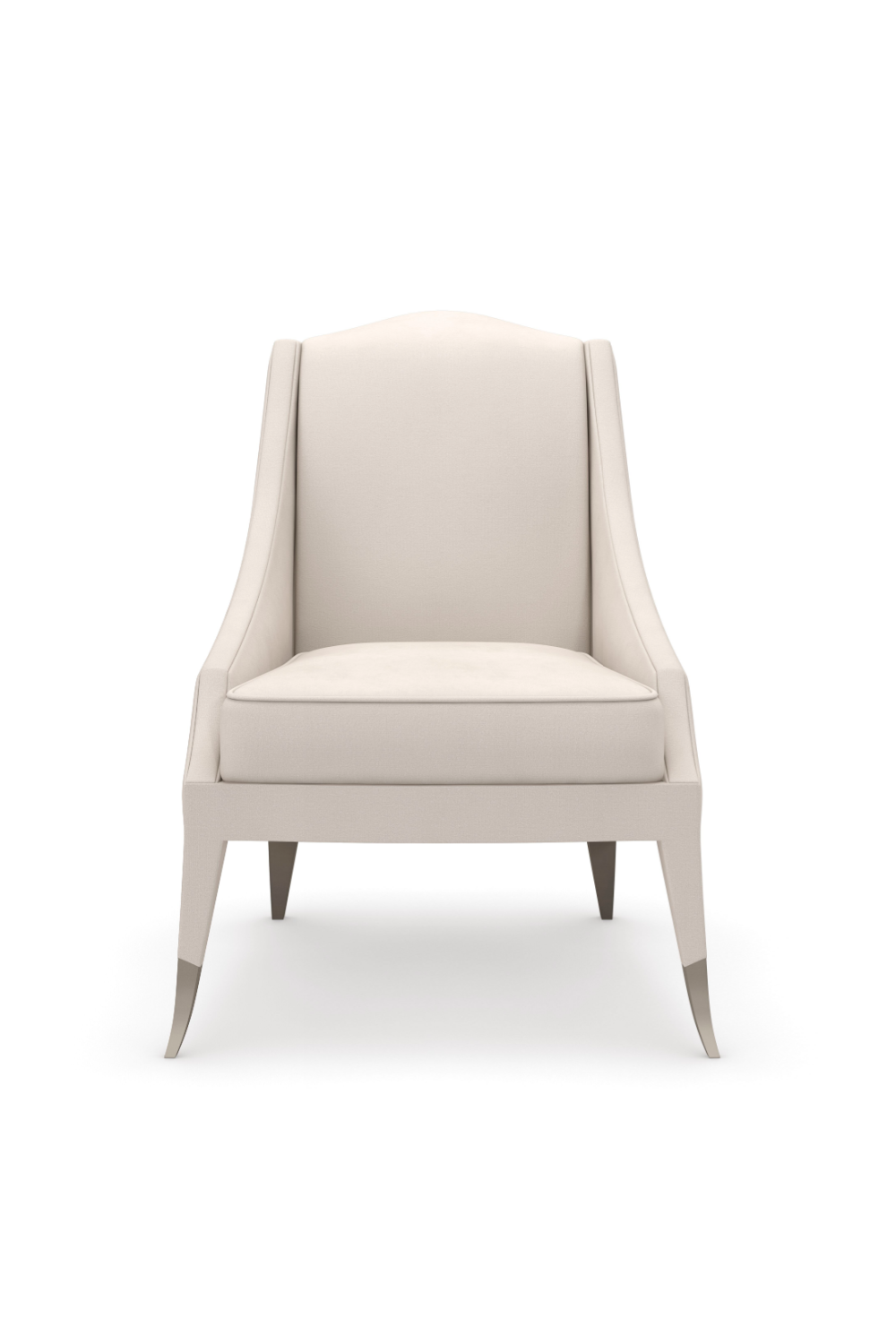 Cream Velvet Accent Chair | Caracole Let It Steep | Oroa.com