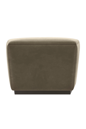 Mohair Storage Ottoman | Caracole Castor | Oroa.com