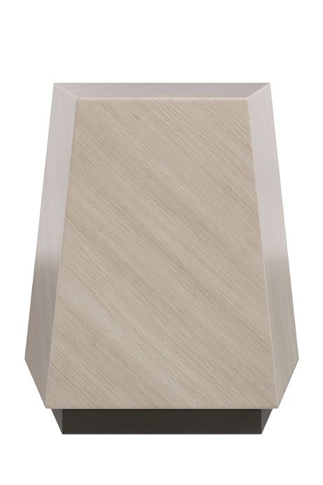 Faceted Modern Ottoman | Caracole Gemini | Oroa.com