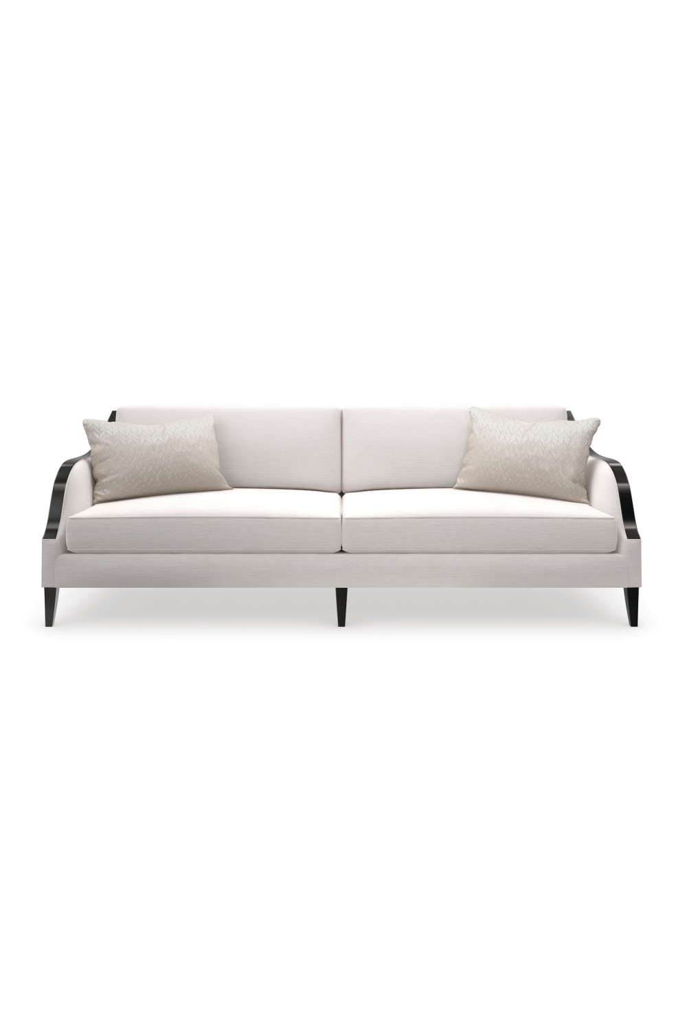 Cream Basketweave Sofa | Caracole Pitch Perfect | Oroa.com