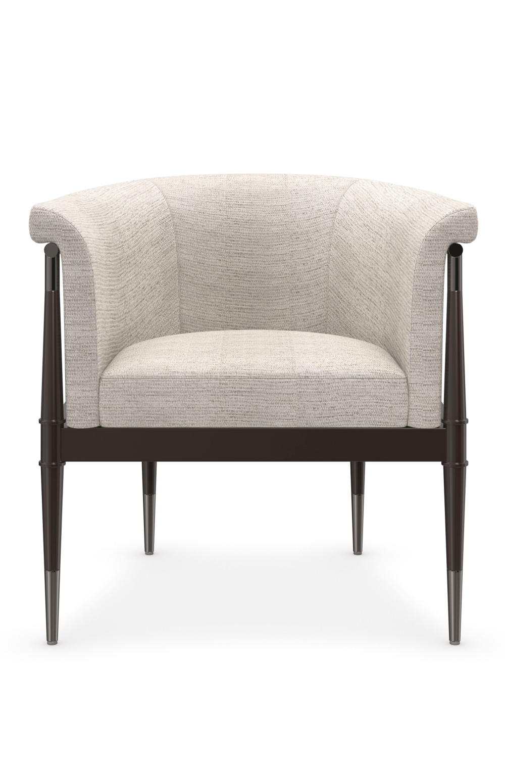 Gray Barrel Occasional Chair | Caracole Dorian | Oroa.com