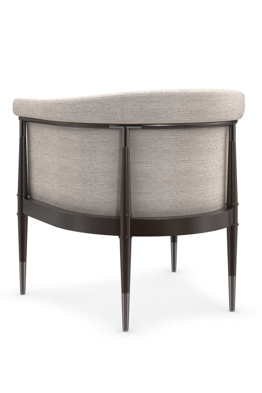 Gray Barrel Occasional Chair | Caracole Dorian | Oroa.com