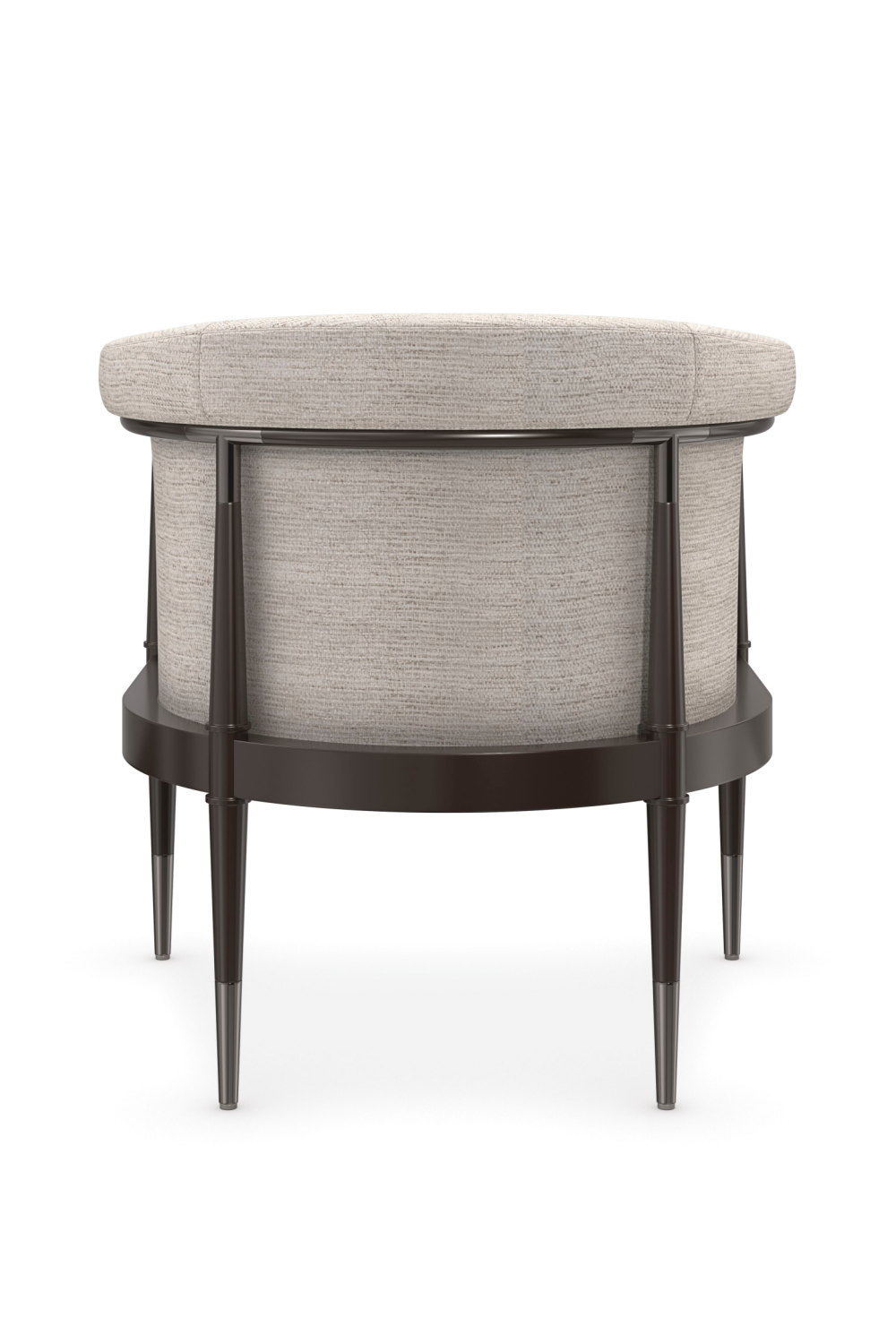 Gray Barrel Occasional Chair | Caracole Dorian | Oroa.com