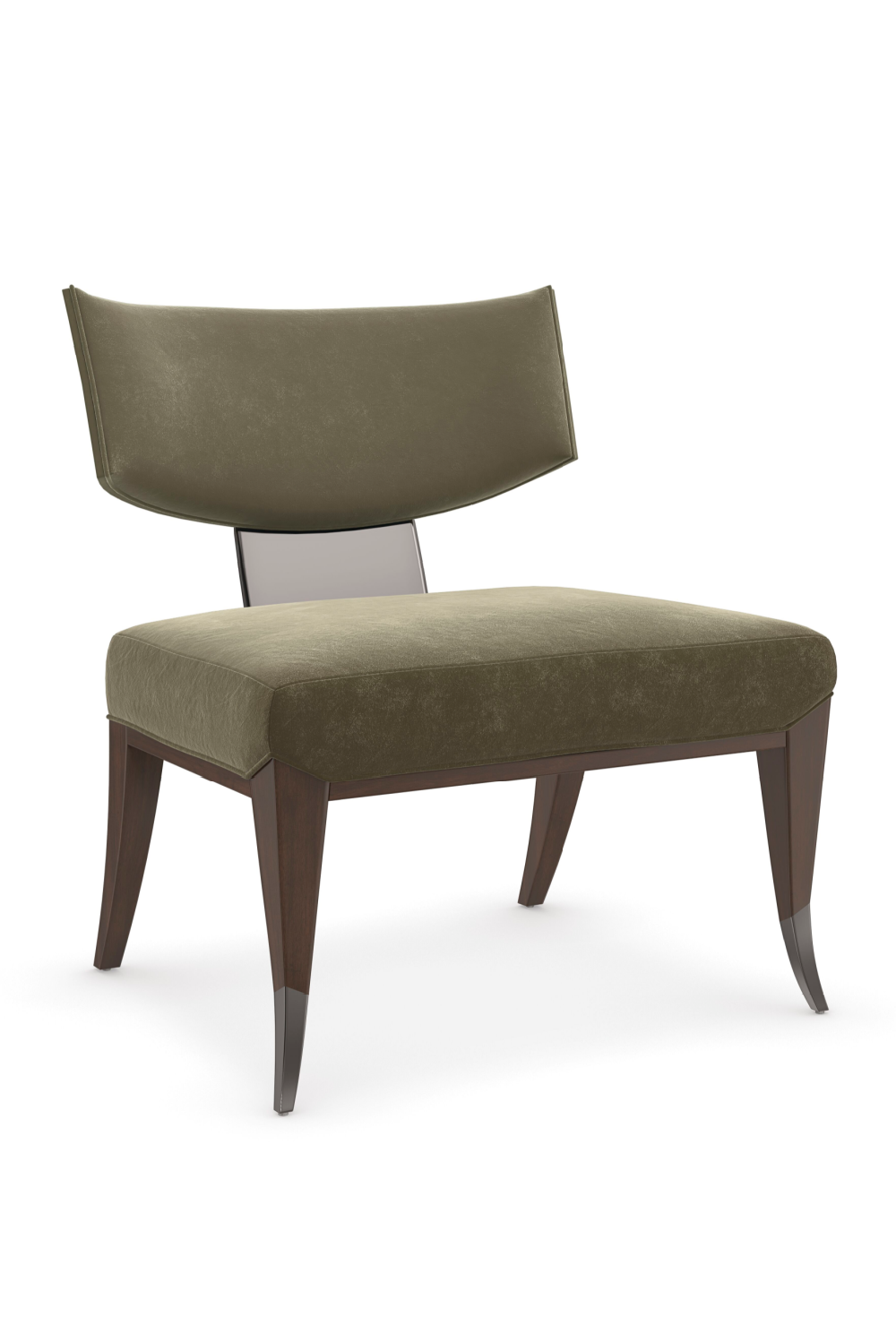 Velvet Arched Accent Chair | Caracole Mykonos | Oroa.com