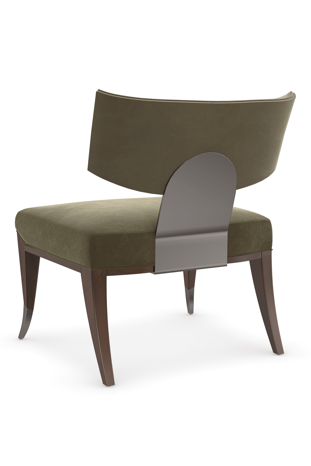 Velvet Arched Accent Chair | Caracole Mykonos | Oroa.com