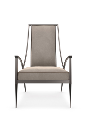 Smoked Stainless Steel Armchair | Caracole Mantis | Oroa.com