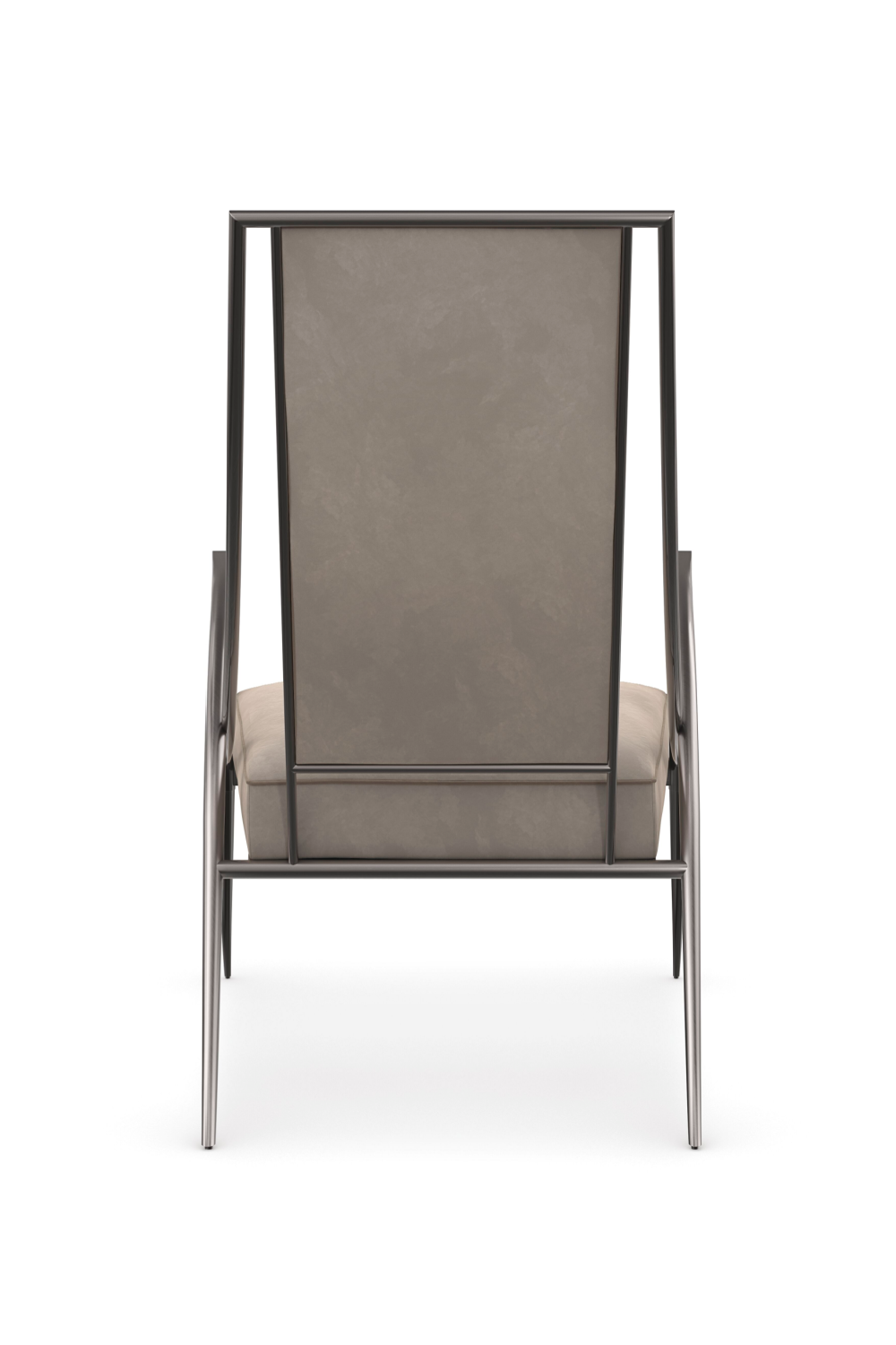 Smoked Stainless Steel Armchair | Caracole Mantis | Oroa.com