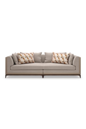 Taupe Modern Sectional Sofa | Caracole Archipelago | Oroa.com