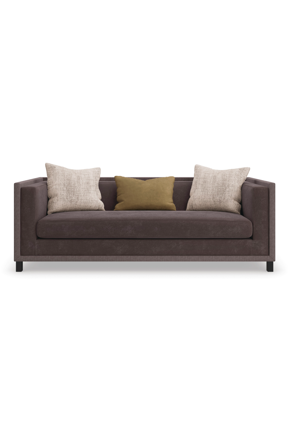 Brown Classic Sofa | Caracole Tuxedo | Oroa.com