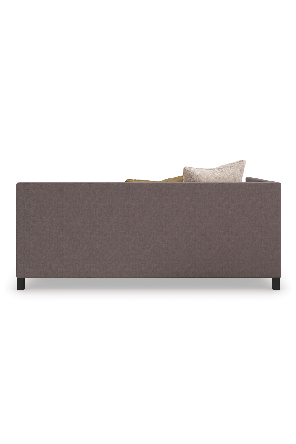 Brown Upholstered Sectional Chair | Caracole Tuxedo | Oroa.com