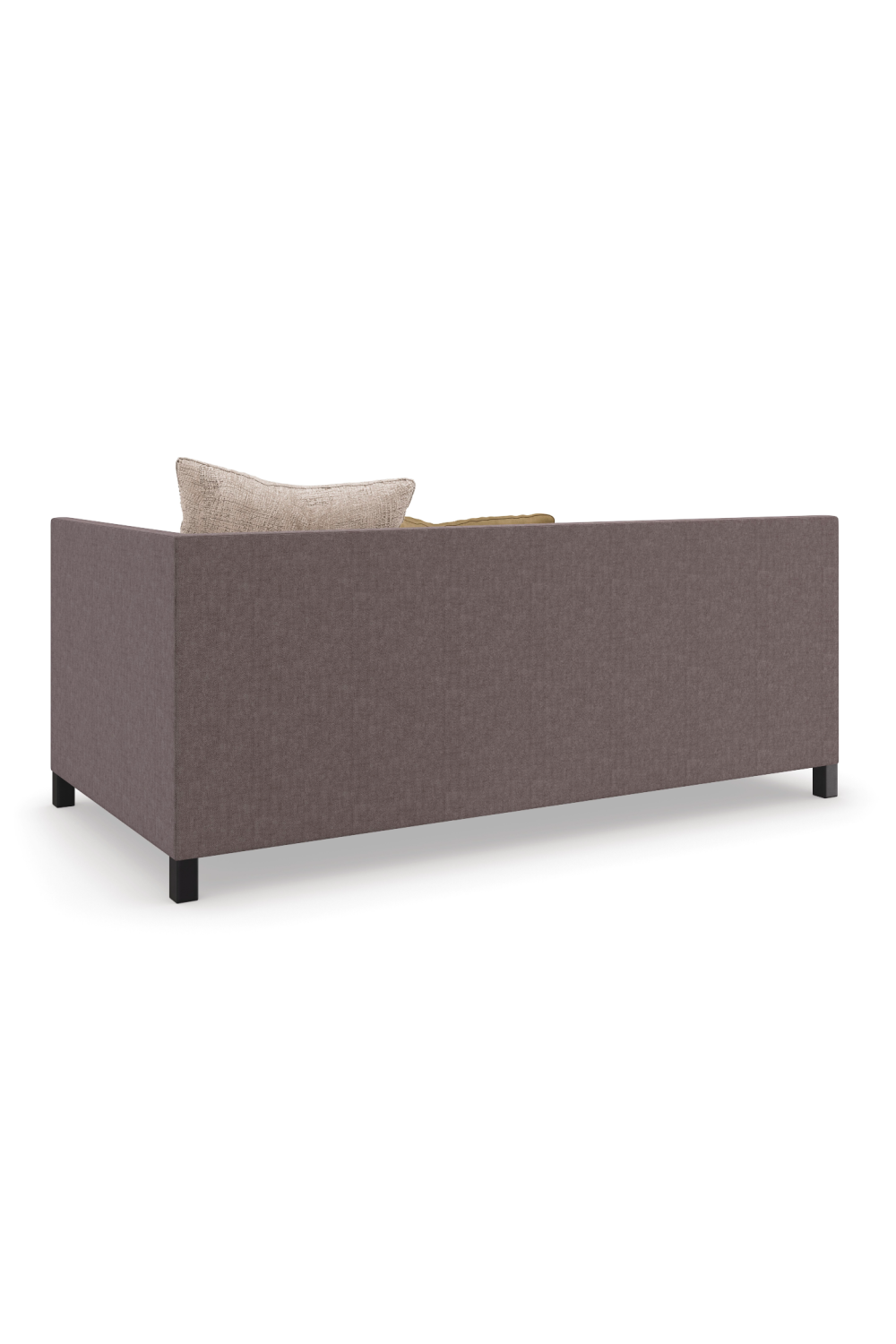 Brown Upholstered Sectional Chair | Caracole Tuxedo | Oroa.com