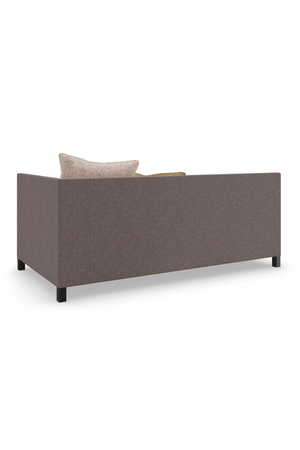 Brown Upholstered Sectional Chair | Caracole Tuxedo | Oroa.com