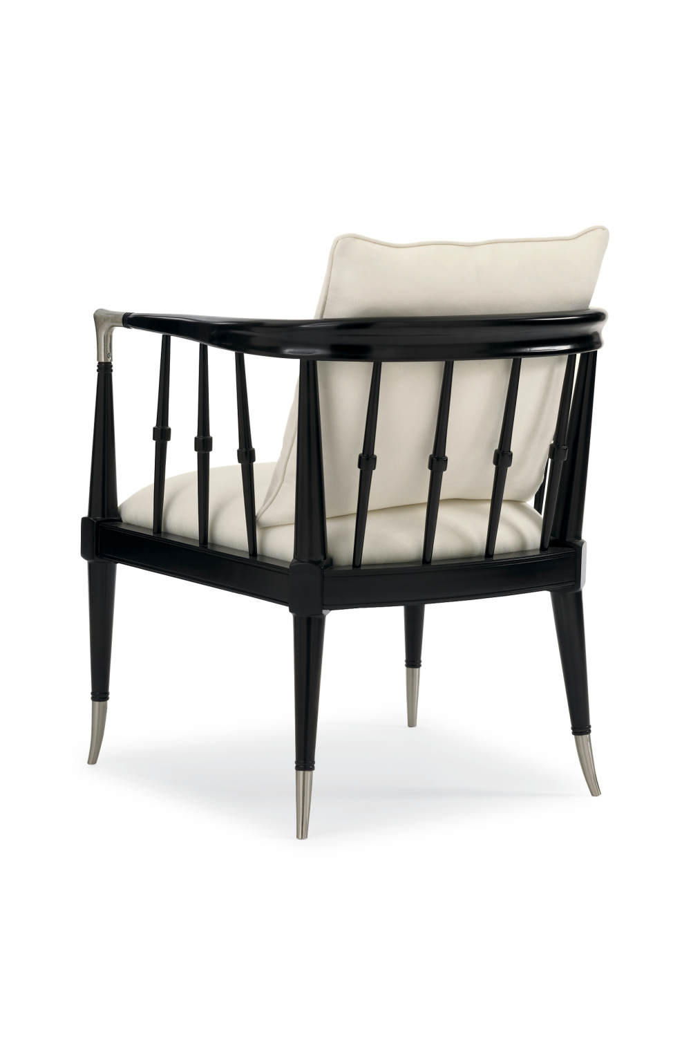 Modern Windsor Accent Chair | Caracole Black Beauty | Oroa.com