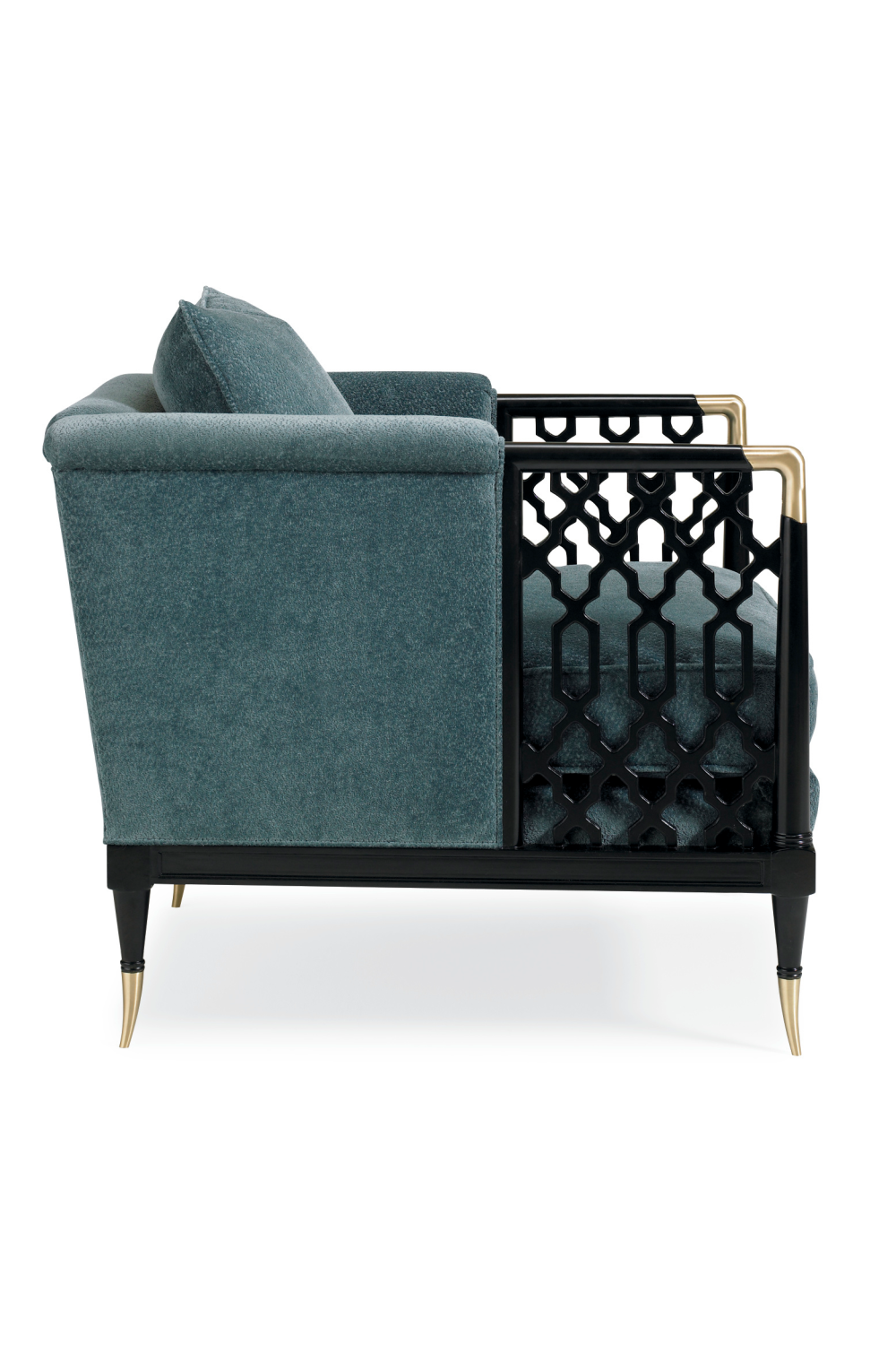 Fretwork Lounge Chair | Caracole Lattice Entertain You | Oroa.com