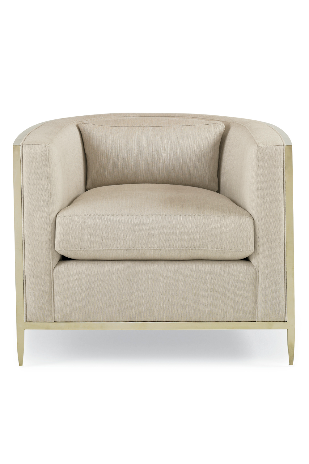   Off-White Linen Accent Chair | Oroa.com