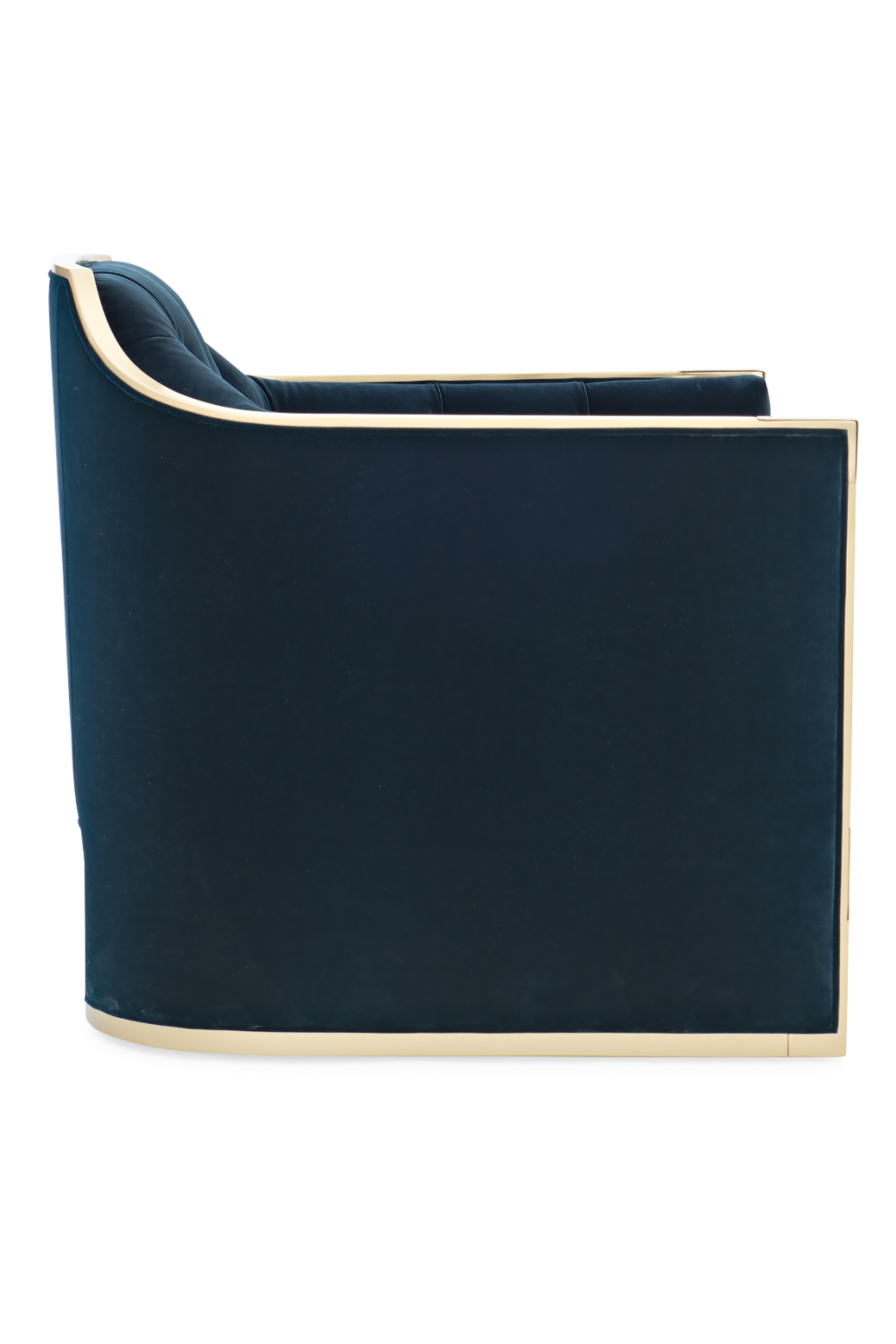 Blue Velvet Lounge Chair | Caracole The Cat's Meow | Oroa.com