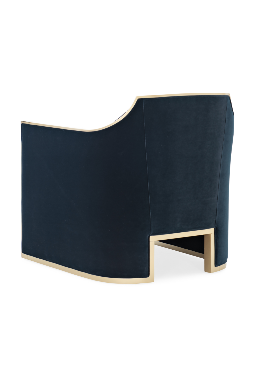 Blue Velvet Lounge Chair | Caracole The Cat's Meow | Oroa.com